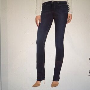 PAIGE Transcend - Skyline Straight Leg Jeans, Denim (Gardena). Size 34 / 14
